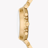 Buy Shop Michael Kors Maren Chronograph Gold Dial Gold Steel Strap Watch for Women - MK7493 USA Online