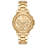 Buy Shop Michael Kors Maren Chronograph Gold Dial Gold Steel Strap Watch for Women - MK7493 USA Online
