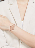 Buy Shop Michael Kors Maren Chronograph Rose Gold Dial Rose Gold Steel Strap Watch for Women - MK7494 USA Online