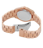 Buy Shop Michael Kors Maren Chronograph Rose Gold Dial Rose Gold Steel Strap Watch for Women - MK7494 USA Online