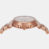 Buy Shop Michael Kors Maren Chronograph Rose Gold Dial Rose Gold Steel Strap Watch for Women - MK7494 USA Online