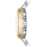 Buy Shop Michael Kors Maren Chronograph Silver Dial Silver Steel Strap Watch for Women - MK7495 USA Online