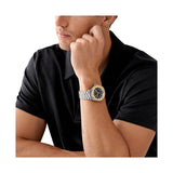 Buy Shop Michael Kors Maritime Analog Black Dial Silver Steel Strap Watch for Men - MK9161 USA Online