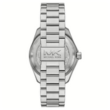 Buy Shop Michael Kors Maritime Analog Black Dial Silver Steel Strap Watch for Men - MK9161 USA Online