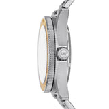 Buy Shop Michael Kors Maritime Analog Black Dial Silver Steel Strap Watch for Men - MK9161 USA Online