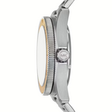 Buy Shop Michael Kors Maritime Analog Black Dial Silver Steel Strap Watch for Men - MK9161 USA Online