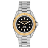 Buy Shop Michael Kors Maritime Analog Black Dial Silver Steel Strap Watch for Men - MK9161 USA Online