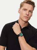 Buy Shop Michael Kors Maritime Analog Green Dial Black Silicone Strap Watch for Men - MK9158 USA Online