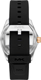 Buy Shop Michael Kors Maritime Analog Green Dial Black Silicone Strap Watch for Men - MK9158 USA Online