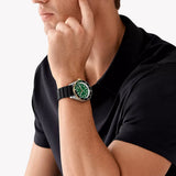 Buy Shop Michael Kors Maritime Analog Green Dial Black Silicone Strap Watch for Men - MK9158 USA Online