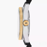 Buy Shop Michael Kors Maritime Analog Green Dial Black Silicone Strap Watch for Men - MK9158 USA Online