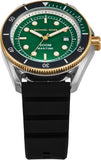 Buy Shop Michael Kors Maritime Analog Green Dial Black Silicone Strap Watch for Men - MK9158 USA Online