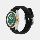 Buy Shop Michael Kors Maritime Analog Green Dial Black Silicone Strap Watch for Men - MK9158 USA Online