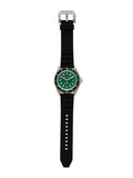 Buy Shop Michael Kors Maritime Analog Green Dial Black Silicone Strap Watch for Men - MK9158 USA Online