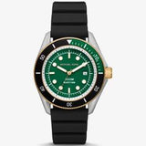 Buy Shop Michael Kors Maritime Analog Green Dial Black Silicone Strap Watch for Men - MK9158 USA Online