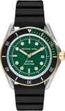 Buy Shop Michael Kors Maritime Analog Green Dial Black Silicone Strap Watch for Men - MK9158 USA Online