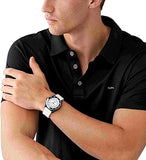 Buy Shop Michael Kors Maritime Analog White Dial White Silicone Strap Watch for Men - MK9159 USA Online