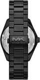 Buy Shop Michael Kors Maritime Three Hand Black Dial Black Steel Strap Watch for Men - MK9181 USA Online