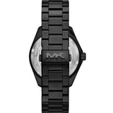 Buy Shop Michael Kors Maritime Three Hand Black Dial Black Steel Strap Watch for Men - MK9181 USA Online