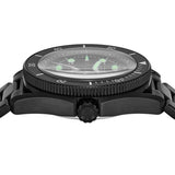 Buy Shop Michael Kors Maritime Three Hand Black Dial Black Steel Strap Watch for Men - MK9181 USA Online