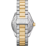 Buy Shop Michael Kors Maritime Three Hand Black Dial Two Tone Steel Strap Watch for Men - MK9180 USA Online
