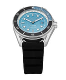 Buy Shop Michael Kors Maritime Three Hand Blue Dial Black Silicone Strap Watch for Men - MK9167 USA Online