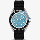 Buy Shop Michael Kors Maritime Three Hand Blue Dial Black Silicone Strap Watch for Men - MK9167 USA Online