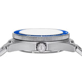 Buy Shop Michael Kors Maritime Three-Hand Blue Dial Silver Steel Strap Watch for Men - MK9160 USA Online