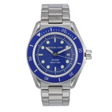 Buy Shop Michael Kors Maritime Three-Hand Blue Dial Silver Steel Strap Watch for Men - MK9160 USA Online