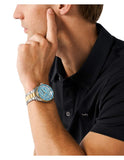 Buy Shop Michael Kors Maritime Three-Hand Blue Dial Two Tone Steel Strap Watch for Men - MK9169 USA Online