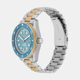 Buy Shop Michael Kors Maritime Three-Hand Blue Dial Two Tone Steel Strap Watch for Men - MK9169 USA Online