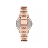 Buy Shop Michael Kors Melissa Pave Quartz Rose Gold Dial Rose Gold Steel Strap Watch for Women - MK4372 USA Online