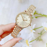 Buy Shop Michael Kors Melissa Quartz Gold Dial Gold Steel Strap Watch for Women - MK4368 USA Online