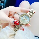 Buy Shop Michael Kors Melissa Quartz Gold Dial Gold Steel Strap Watch for Women - MK4368 USA Online
