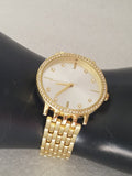 Buy Shop Michael Kors Melissa Quartz Gold Dial Gold Steel Strap Watch for Women - MK4368 USA Online