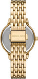 Buy Shop Michael Kors Melissa Quartz Gold Dial Gold Steel Strap Watch for Women - MK4368 USA Online