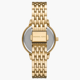 Buy Shop Michael Kors Melissa Quartz Gold Dial Gold Steel Strap Watch for Women - MK4368 USA Online