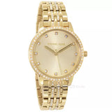 Buy Shop Michael Kors Melissa Quartz Gold Dial Gold Steel Strap Watch for Women - MK4368 USA Online