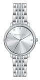 Buy Shop Michael Kors Melissa Quartz Silver Dial Silver Steel Strap Watch for Women - MK4367 USA Online