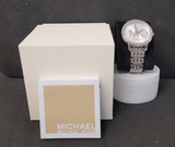 Buy Shop Michael Kors Melissa Quartz Silver Dial Silver Steel Strap Watch for Women - MK4370 USA Online