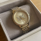 Buy Shop Michael Kors Melissa Quartz Silver Dial Silver Steel Strap Watch for Women - MK4370 USA Online