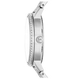 Buy Shop Michael Kors Melissa Quartz Silver Dial Silver Steel Strap Watch for Women - MK4370 USA Online