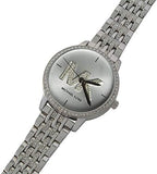 Buy Shop Michael Kors Melissa Quartz Silver Dial Silver Steel Strap Watch for Women - MK4370 USA Online