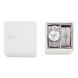 Buy Shop Michael Kors Melissa Quartz Silver Dial Silver Steel Strap Watch for Women - MK4370 USA Online