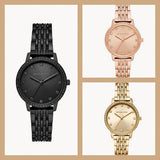 Buy Shop Michael Kors Melissa Three Hand Rose Gold Dial Rose Gold Steel Strap Watch For Women - MK4369 USA Online