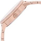 Buy Shop Michael Kors Melissa Three Hand Rose Gold Dial Rose Gold Steel Strap Watch For Women - MK4369 USA Online