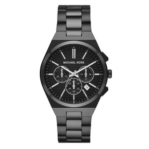 Buy Shop Michael Kors Lennox Chronograph Black Dial Black Steel Strap Watch For Men - MK9146 USA Online