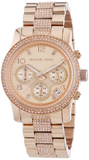 Buy Shop Michael Kors Runway Gold Dial Gold Steel Strap Watch for Women - MK5827 USA Online