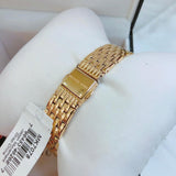 Buy Shop Michael Kors Mindy Three Hand White Dial Rose Gold Steel Strap Watch for Women - MK7078 USA Online