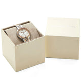 Buy Shop Michael Kors Mindy Three Hand White Dial Two Tone Steel Strap Watch For Women - MK7077 USA Online